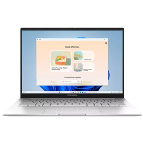 Notebook Asus UX3405CA-QL1723W Zenbook, 14", Ultra 5-225H, 16GB, 512GB SSD, Integrated, W11H, Foggy Silver