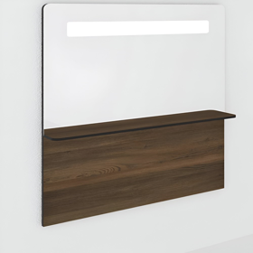 Bathroom Mirror DEVO Danubio Led, Brown