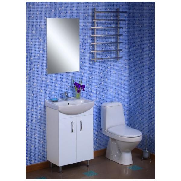 Panel with mirror Sanservice Eco, White