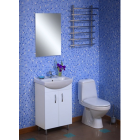 Panel with mirror Sanservice Eco, White