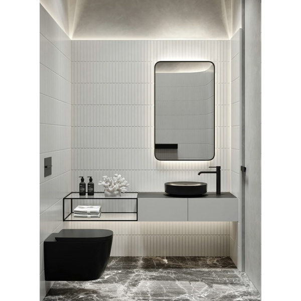 სარკე სენსორით Silver Mirrors Incanto, Mirror with black non-contact sensor, Black