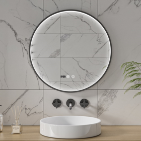 Mirror OEM Led LM-204 D70, Black