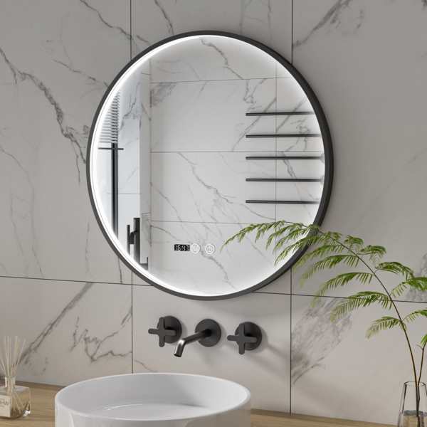 Mirror OEM Led LM-204 D70, Black
