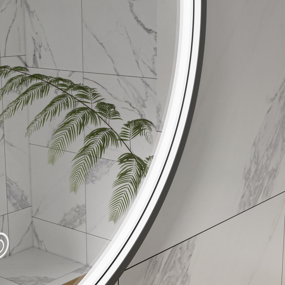 Mirror OEM Led LM-204 D70, Black