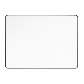 Mirror with metal frame Euro Glass PRA-17-0/m-1, Black