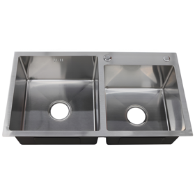 Kitchen Sink Kopano GW7843HMS NANO Chrome, Silver