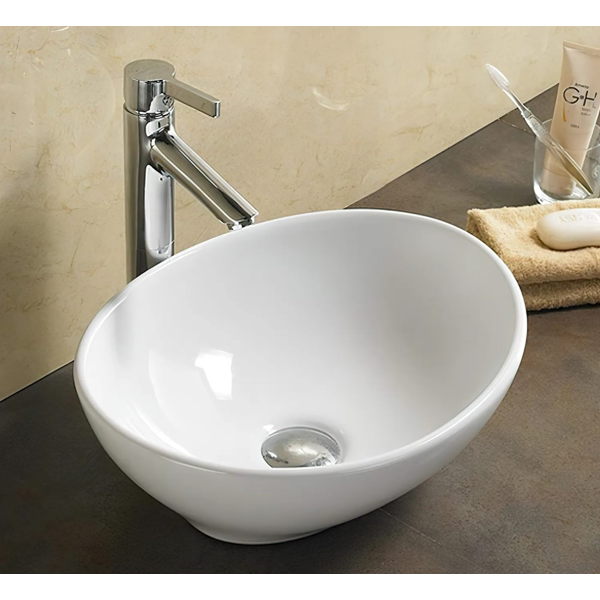 Washbasin Pate Oval 7138, White