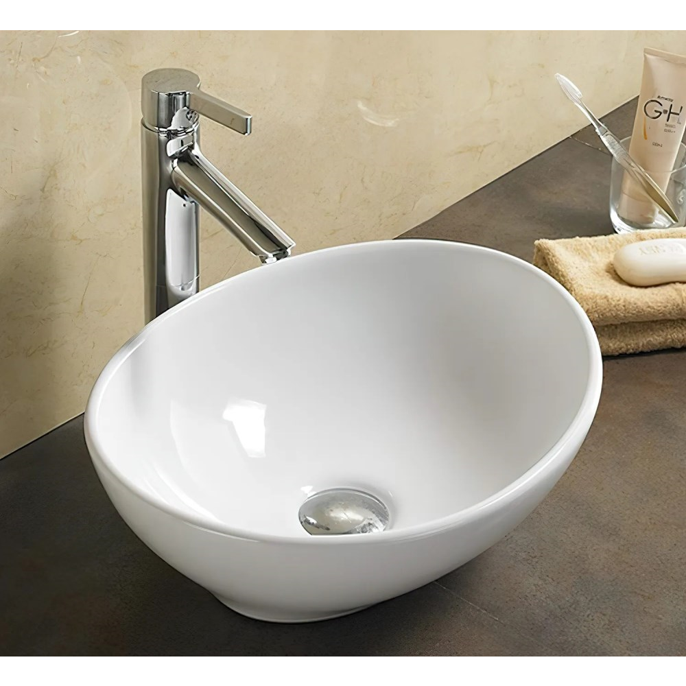 Washbasin Pate Oval 7138, White