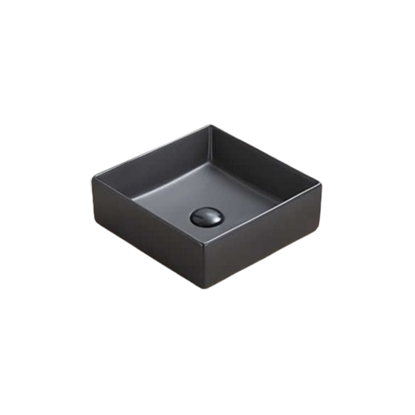 Washbasin Pate Square 78570B(35)MB, Black