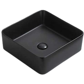Washbasin Pate Square 7050DMB, Black