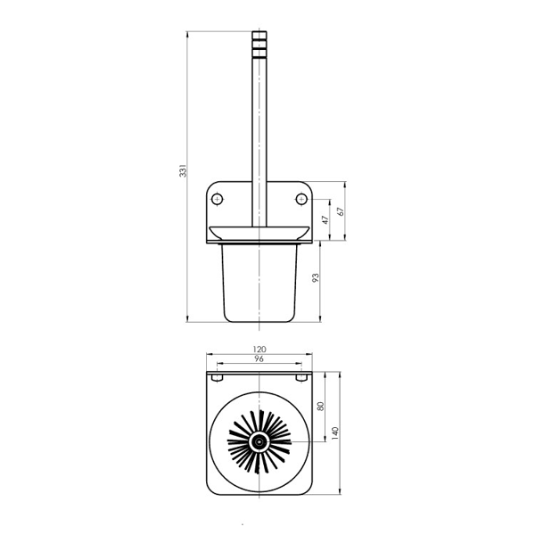 Bathroom Accessory Set Rubineta Alto 16011580, Black