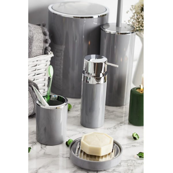 საპნის დისპენსერი Primanova Lenox M-E31-07, 0.3L, Soap Dispenser, Grey