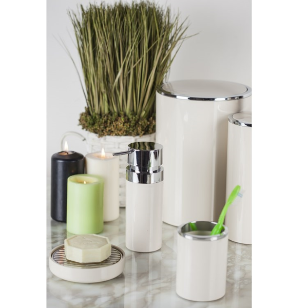 საპნის დისპენსერი Primanova Lenox M-E31-09, 0.3L, Soap Dispenser, White