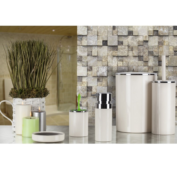 საპნის დისპენსერი Primanova Lenox M-E31-09, 0.3L, Soap Dispenser, White