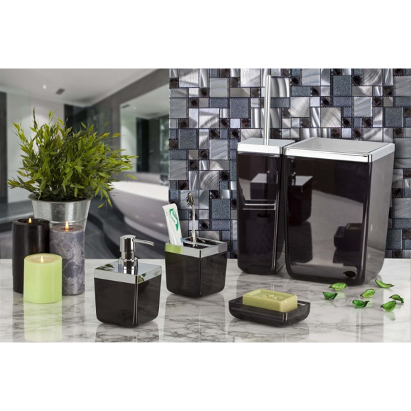 საპნის დისპენსერი Primanova Toskana M-SA01-25, Soap Dispenser, Black