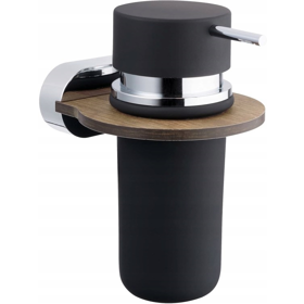 საპნის დისპენსერი Bisk Bergen, Soap Dispenser, Black