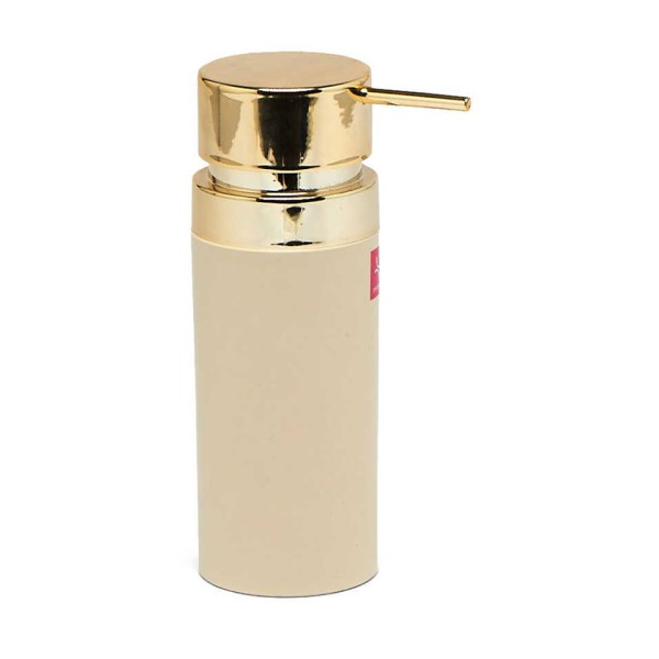 Soap Dispenser Primanova Lenox, Beige/Gold