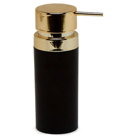 საპნის დისპენსერი Primanova Lenox, Soap Dispenser, Black/Gold
