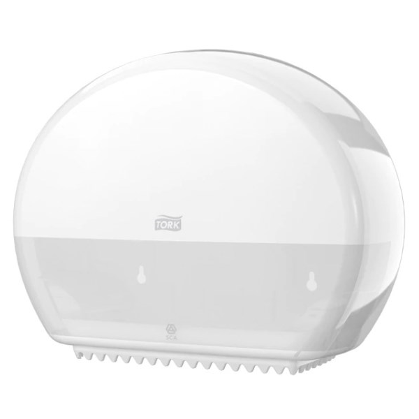 ქაღალდის დისპენსერი Tork Jumbo, Toilet Paper Dispenser, White