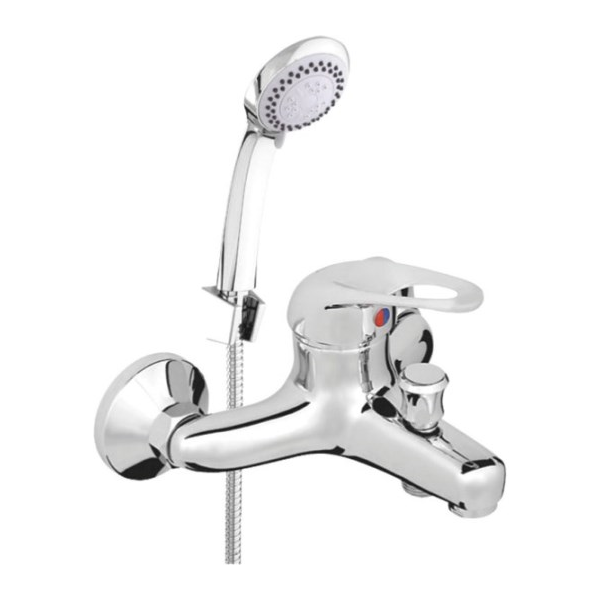 Bathroom mixer RUBINETA P-10/K STAR, Silver