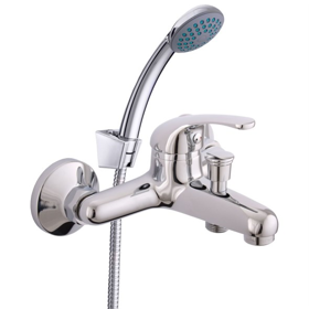Bathroom mixer RUBINETA OPTIMA-10/K, Silver
