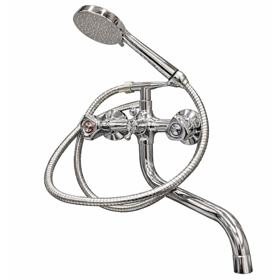 Shower faucet Lux 400-08 Chrome, Silver