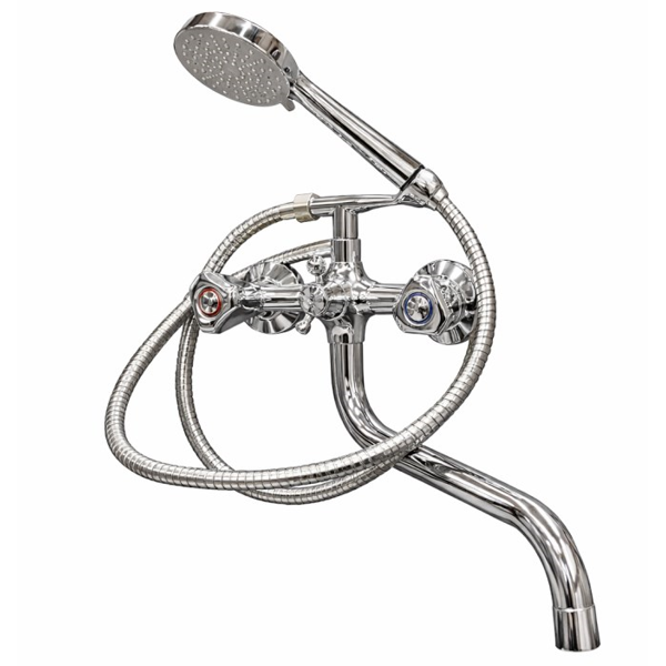 Shower faucet Lux 400-08 Chrome, Silver