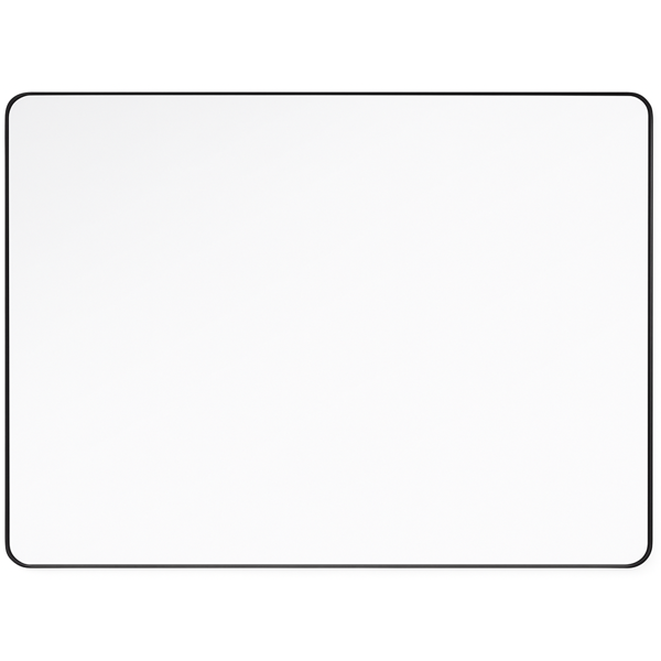 Mirror with metal frame Euro Glass PRA-17-0/m-1, Black