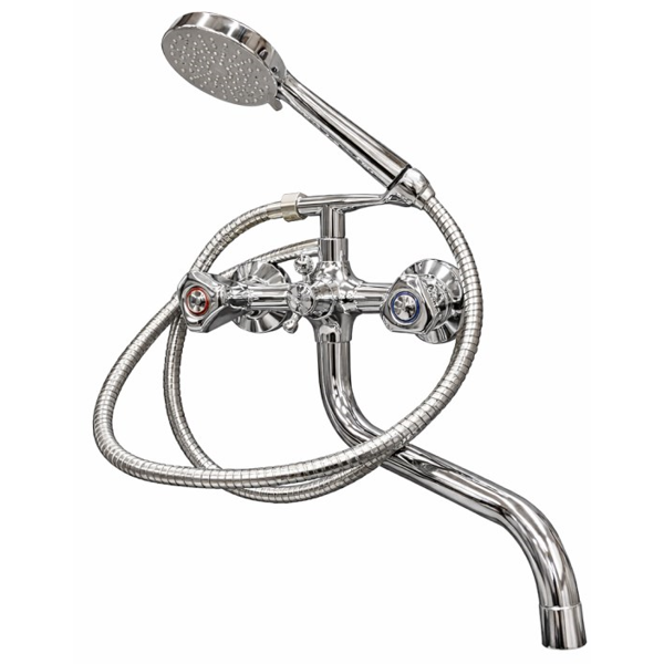 Shower faucet Lux 400-08 Chrome, Silver