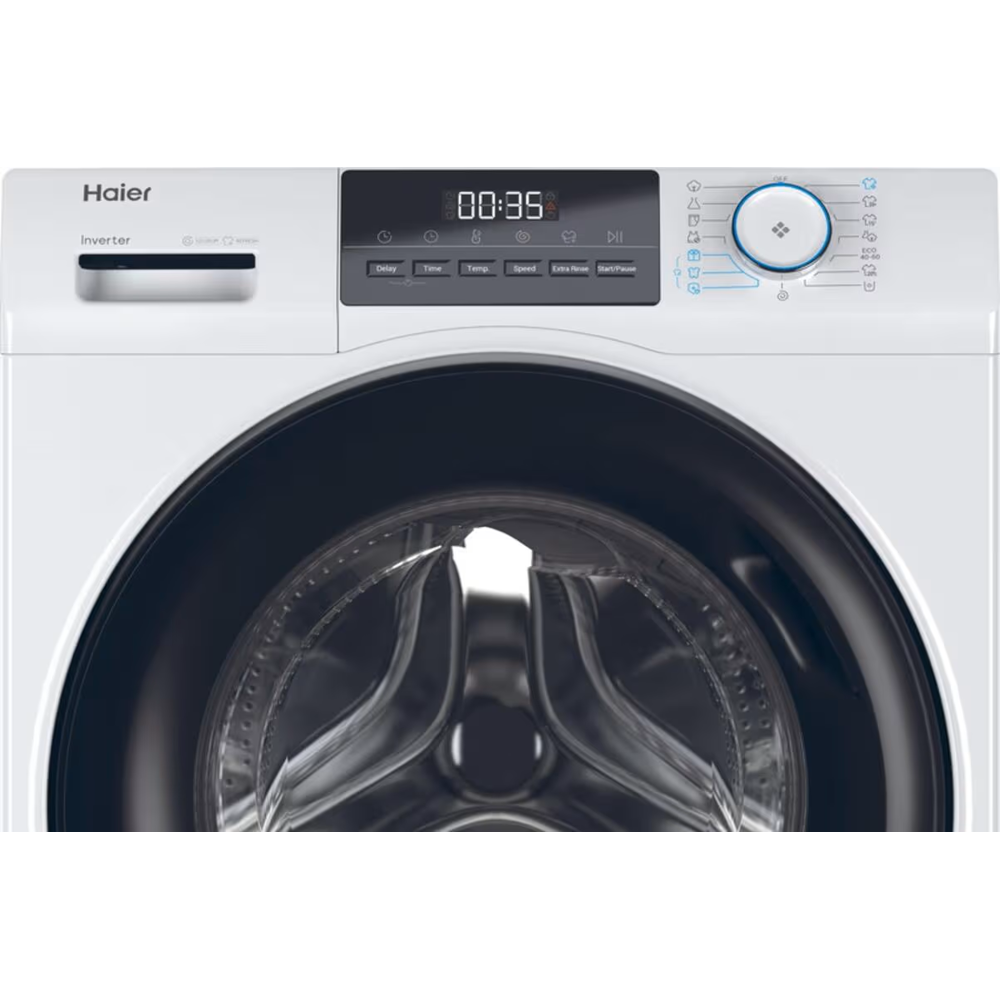 Washing Machine Haier HW80-BP14929A-S, 8Kg, A, 1400Rpm, 70dB, White