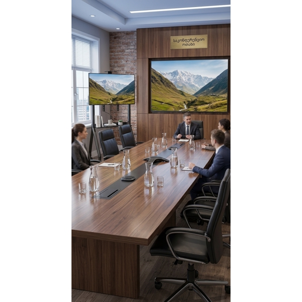 ტელევიზორის საკიდი AllScreen TR43, 55"-120", TV Mount With Roller, Black