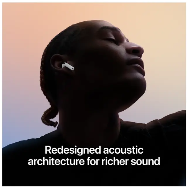 ყურსასმენი Apple MKFT4ZE/A AirPods 5, Earbuds, Wireless, Bluetooth, White