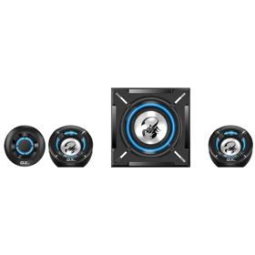 Speakers Genius 31730043400 SW-G2.1 1000, 26W, 3.5mm, RCA, Black