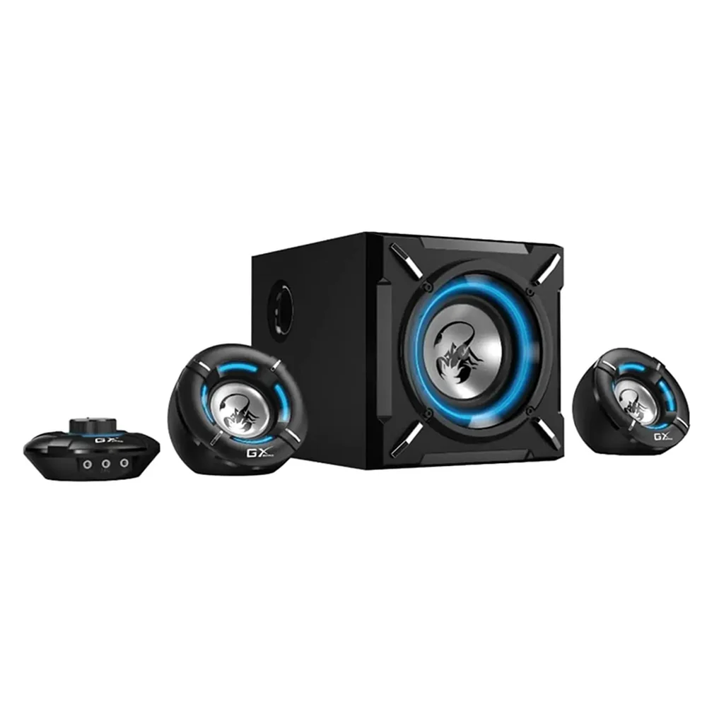 Speakers Genius 31730043400 SW-G2.1 1000, 26W, 3.5mm, RCA, Black