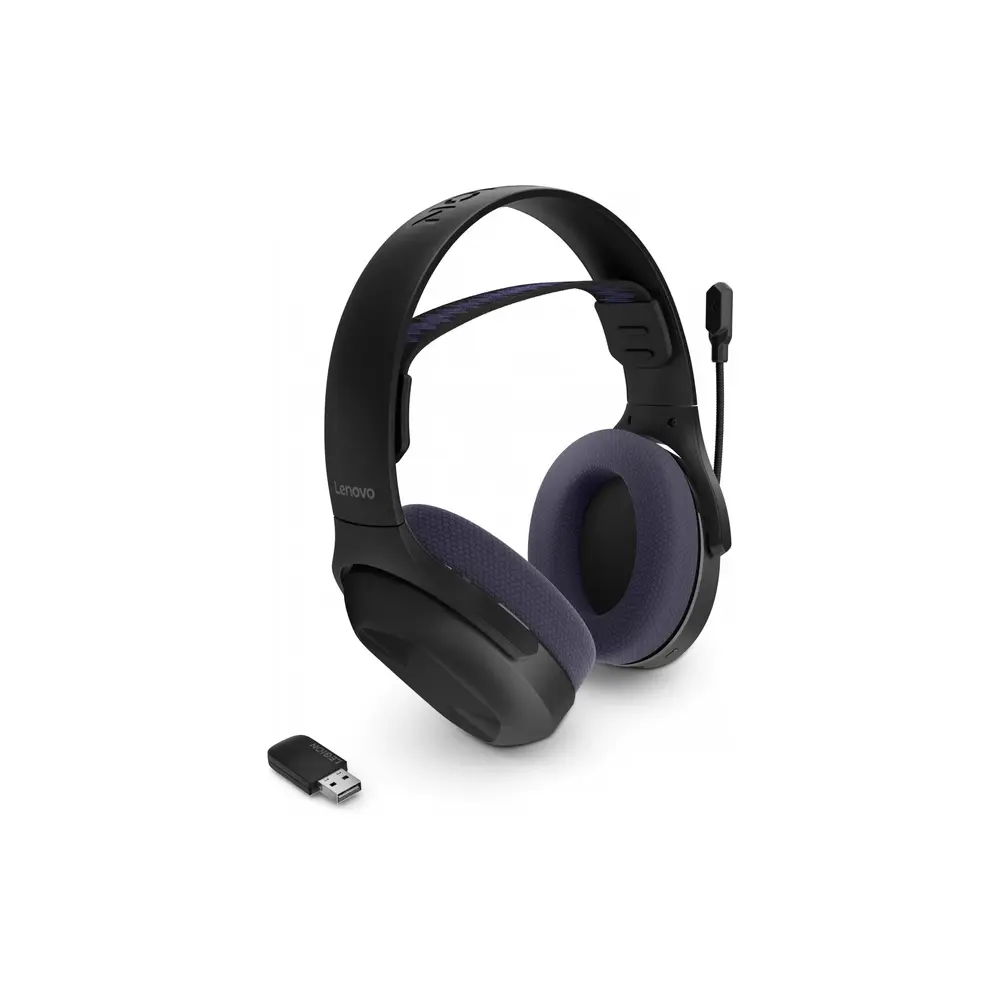 ყურსასმენი Lenovo GXD1R34013 Legion H410, Gaming Headset, Wireless, Bluetooth, USB, Black