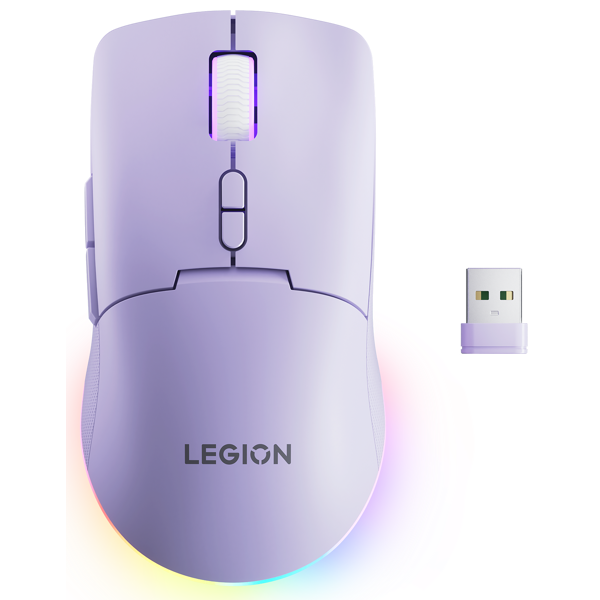 Gaming Mouse Lenovo GY51V60438 Legion M220, Wireless, Bluetooth, USB, Aurora Purple