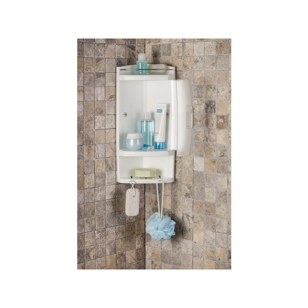 აბაზანის კარადა Primanova M-S05-16, Bathroom Cabinet, White