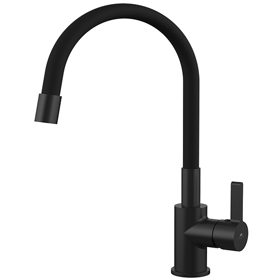 Kitchen faucet Rubineta Flexy 33 BK2, Black