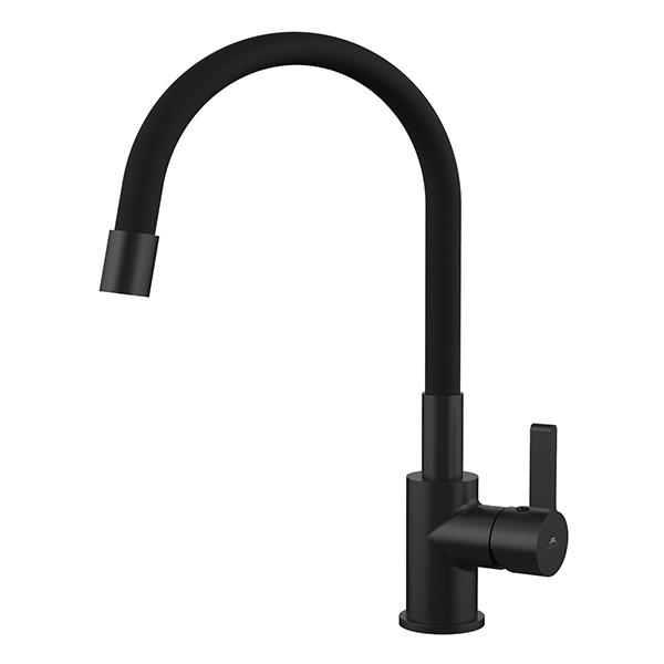 Kitchen faucet Rubineta Flexy 33 BK2, Black