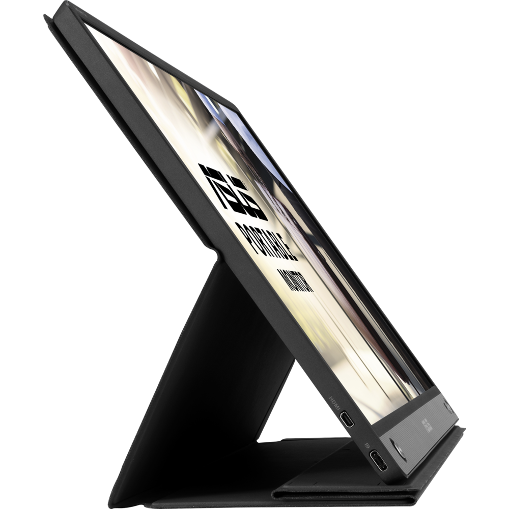 Monitor Asus 90LM04T0-B01170 MB16AHP ZenScreen Go, 15.6", IPS, FHD, MicroHDMI, Type-C, Black