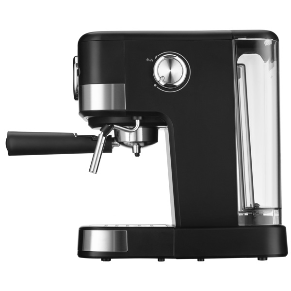 ყავის აპარატი Ardesto YCM-E16B Carob, 1100W, 1.5L, Coffee Machine, Black/Silver