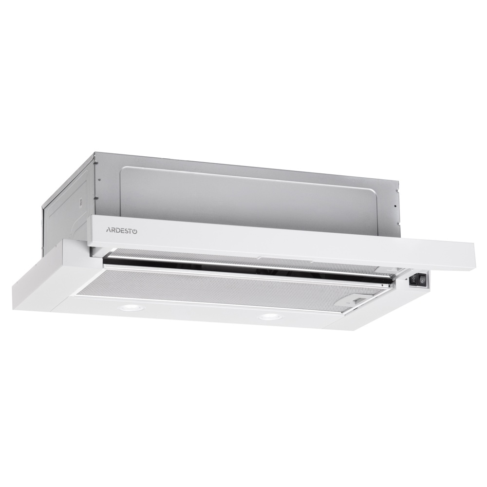 ჩასაშენებელი გამწოვი Ardesto HT-F700MW, 450m³/H, Built in Hood, White
