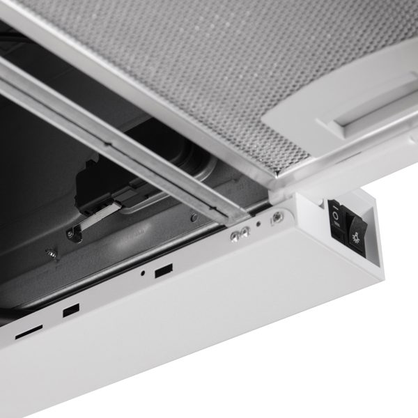 ჩასაშენებელი გამწოვი Ardesto HT-F700MW, 450m³/H, Built in Hood, White