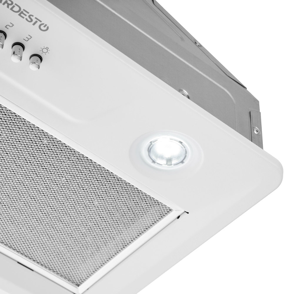 ჩასაშენებელი გამწოვი Ardesto HFI-F700MW, 450m³/H, Built in Hood, White