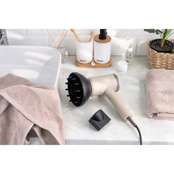 თმის საშრობი Ardesto HD-Y702PERL, 1800W, Hair Dryer, Beige