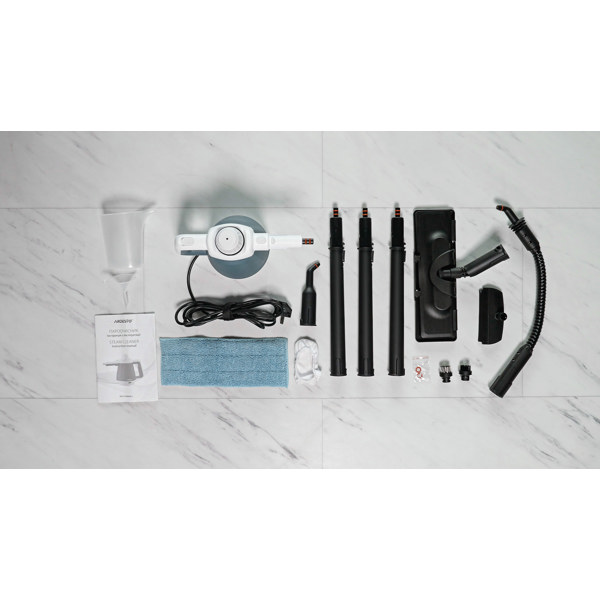 Steam Cleaner Ardesto STC-C1200W3-5, 1200W, 0.4L, White/Blue