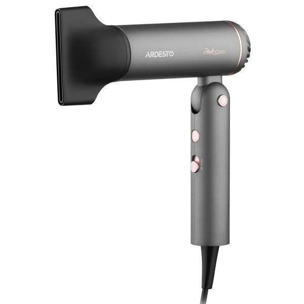 Hair Dryer Ardesto HD-R360PT Pink Touch, 1300W, Grey