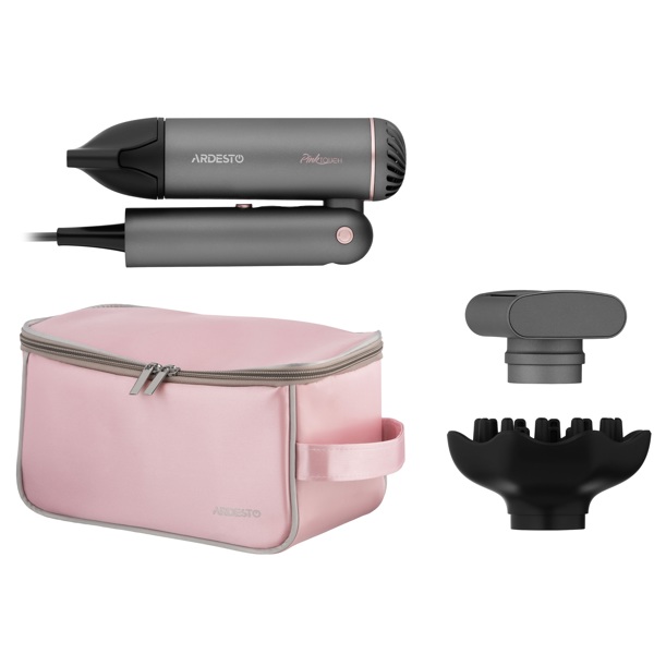 Hair Dryer Ardesto HD-R360PT Pink Touch, 1300W, Grey