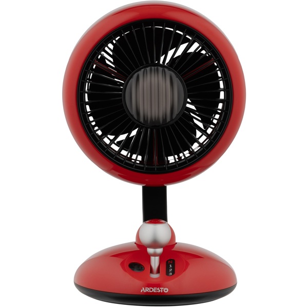 ვენტილატორი Ardesto FT-F3600RD AviaFan, 3.7W, Rechargeable Fan, Red