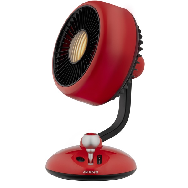 ვენტილატორი Ardesto FT-F3600RD AviaFan, 3.7W, Rechargeable Fan, Red